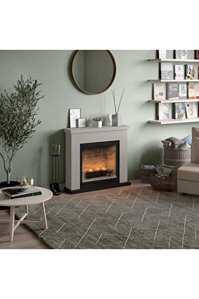 tagu Frode Light Beige ZenFlame Candle Fireplace