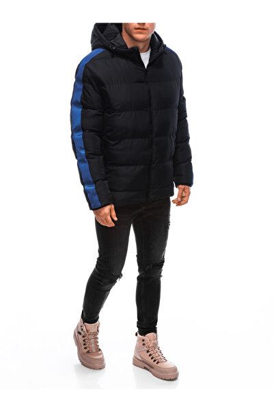 Edoti Ανδρικό Χειμερινό Καπιτονέ Μπουφάν - Μαύρο V4 EM-JAHP-0101