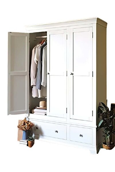 Bamena Wood Covada Ahşap Gardrop