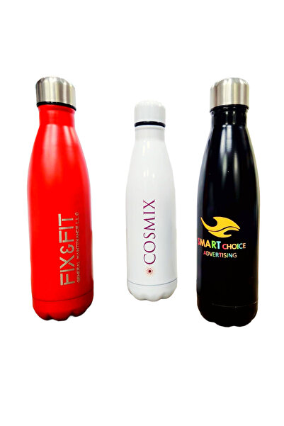 smart choice Personalized Water Bottle with Name or Logo – Reusable, Leak-Proof, Stainless Steel/Plastic