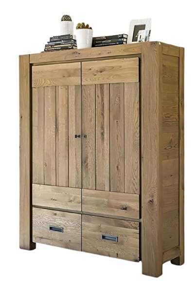 Bamena Wood Nalley Ahşap Gardırop