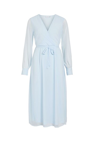 VILA Maxikleid VIFALIA Langarm