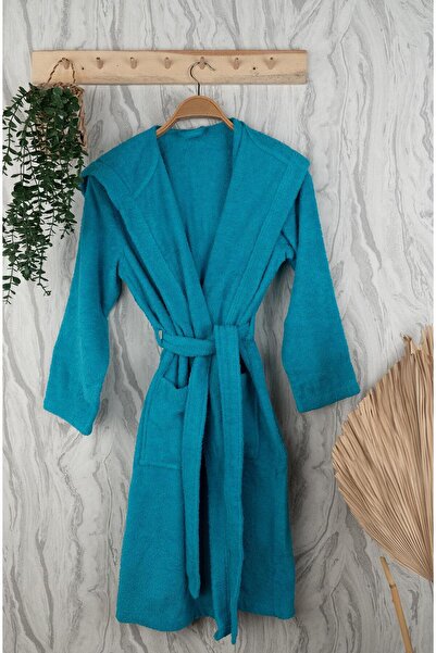 Baveno Unisex Premium Collection Cotton Hooded Bathrobe