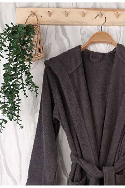 Baveno Unisex Premium Collection Cotton Hooded Bathrobe