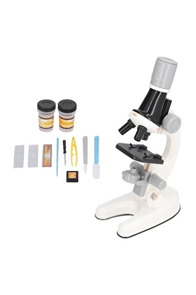 varioshop Scientific Kids Microscope, LED, Rotating Head, 100x/400x/1200x