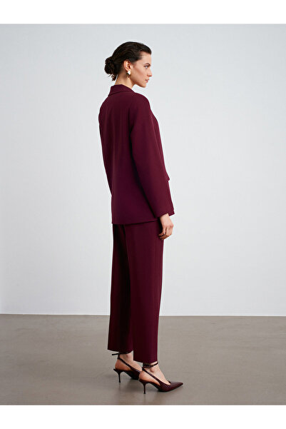 Dilvin 60767 Blazer Jacket-Burgundy