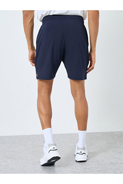 Styli Workout Shorts with Badge and Print Detail