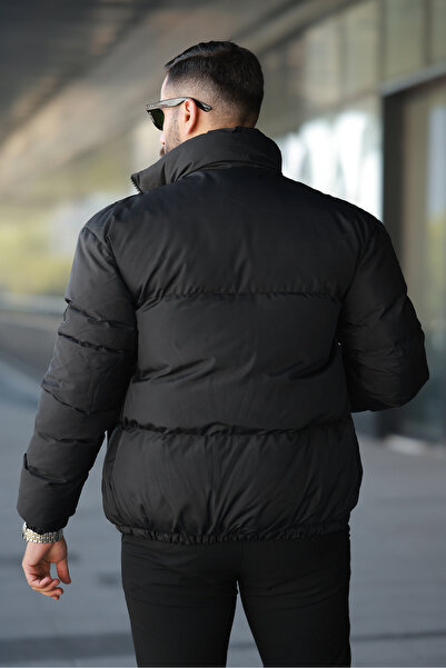 Rowsmen Men's Windproof Rainproof Oversize Unisex Bomber Puffer Coat Jacket