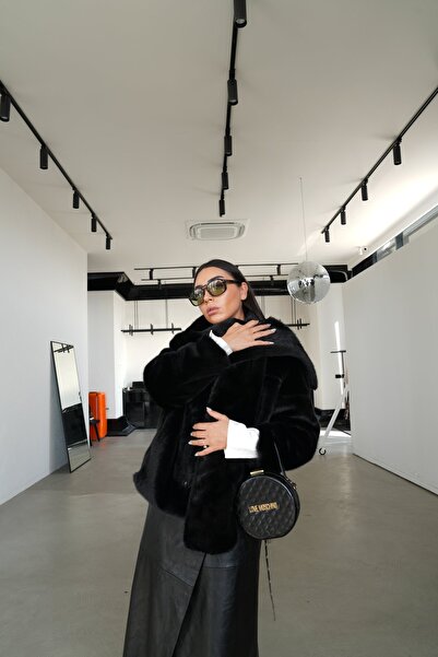 Özge Özgenç Self-Furled Fur Coat