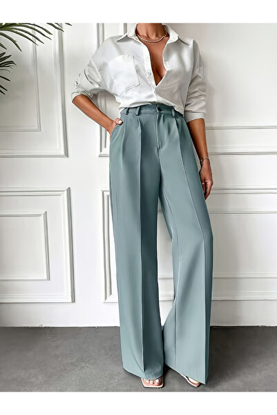 Take Two By Styli Solid Pocket Detail Straight Leg Pants