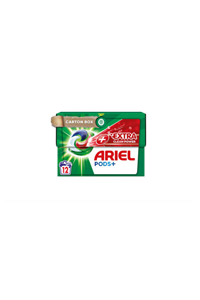 Ariel PODS+ Extra Clean Power capsule laundry detergent, 12 washes