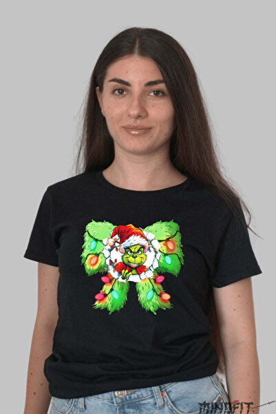 GILDAN Tricou De Craciun Grinch Inversunat Sub Coroana Dama