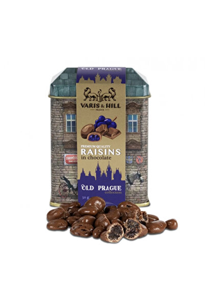 euphoria Chocolate covered raisins Old Prague Mini Reusable box 50g