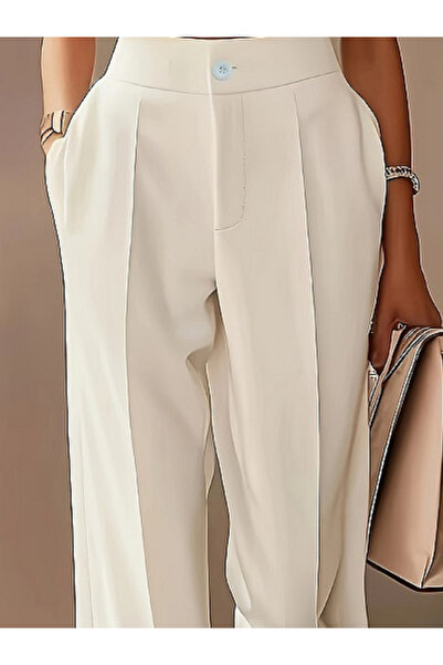 Take Two By Styli Solid Pocket Detail Wide Leg Pants