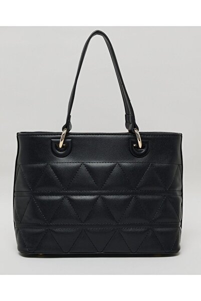 R&B Black Women's Quilted Tote Bag