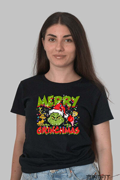 GILDAN Tricou De Craciun Merry Grinchmas 2 Dama