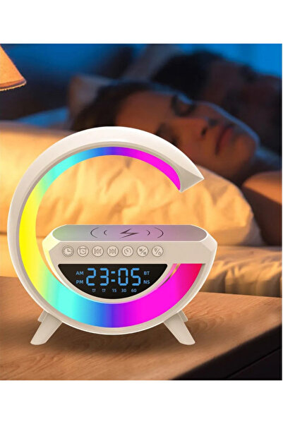 BASHAR Bluetooth speaker BT3401 LED display wireless charging alarm clock