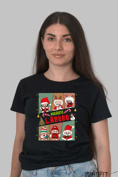 GILDAN Tricou De Craciun Merry Labubu Dama
