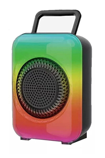 AHMED Portable speaker GTS 1867 Bluetooth USB TF Radio FM RGB LED lights 10W