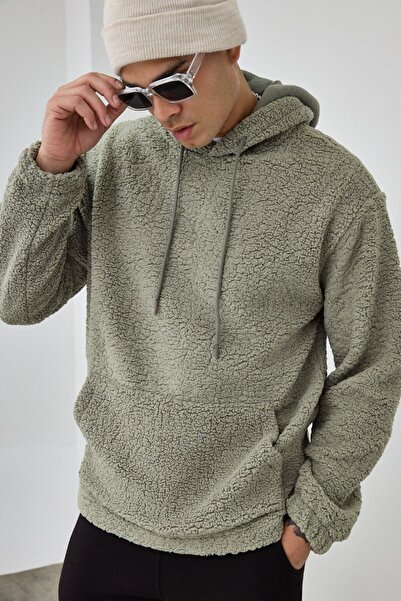 Weyeze Hooded Basic Plush Sweat Ag-K87011Wyz