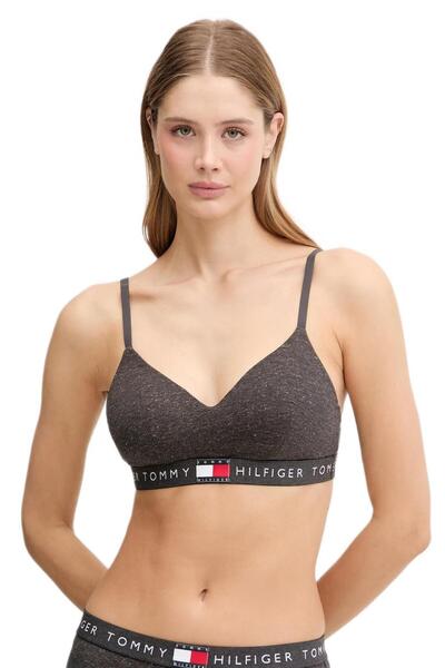 Tommy Hilfiger Sutien gri pentru femei UW0UW06226