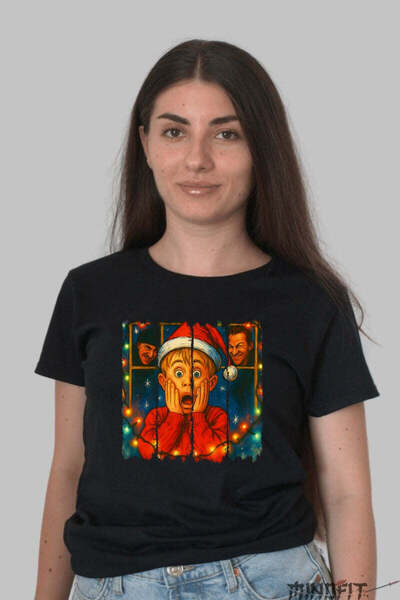 GILDAN Tricou De Craciun Panic Si Hoti De Sarbatori Dama