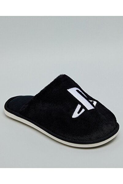 R&B Black Boy's Playstation Bedroom Slippers