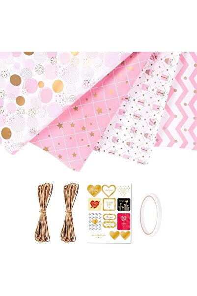 fulina Wrapping Paper,Gift Wrapping Paper Sheets for Wedding Valentines Day Birthdays Christmas,Romantic Gi