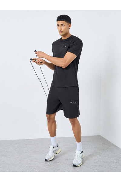 Styli Workout Shorts with Print Detail