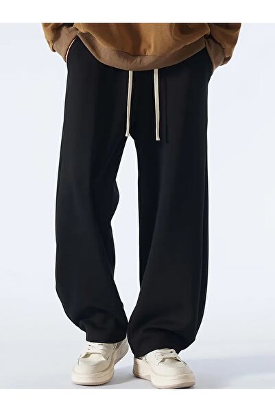 DEEP FİT Men's Black Comfortable Fit Trackpants That Can Be Weared Anywhere, ...