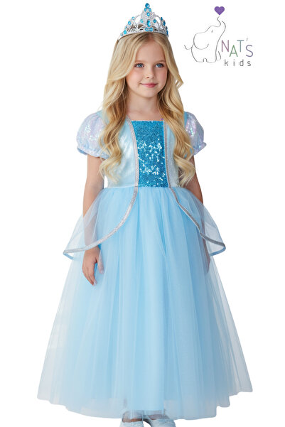 NATS KİDS Sinderella Kül Kedisi Kız Çocuk Kostümü