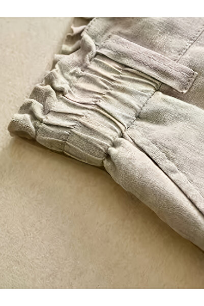 Take Two By Styli Solid Elastic Waist Straight Leg Pants