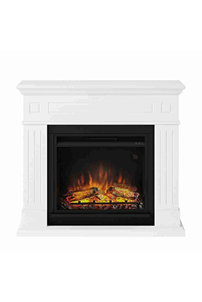 tagu Larsen Pure White electric fireplace