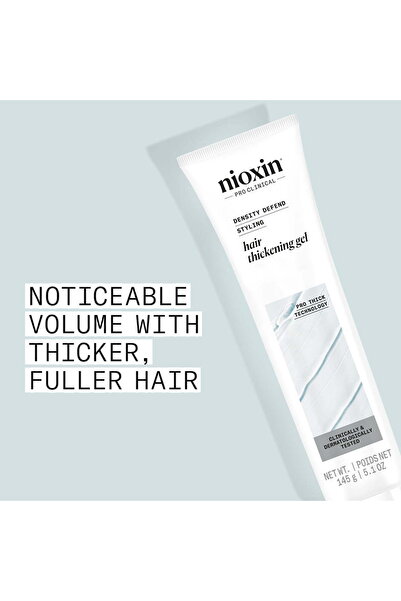 Nioxin Τζελ μαλλιών για όγκο και υφή, Density Defend Styling Hair Thickening Gel, 140ml