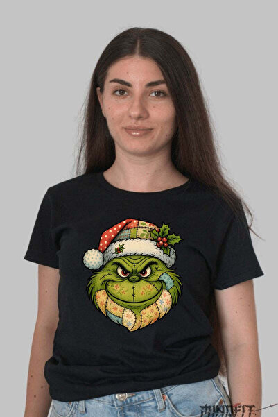 GILDAN Tricou De Craciun Grinch Festiv Cu Caciula Dama