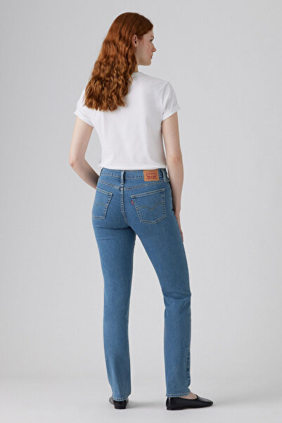 Levi's 724 High Rise Straight Rolling River Light Blue Women's Jeans