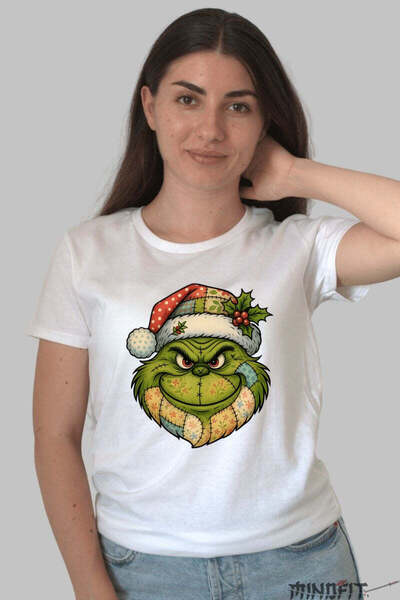 GILDAN Tricou De Craciun Grinch Festiv Cu Caciula Dama