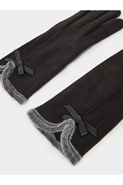 Styli Ribbon Detail Gloves