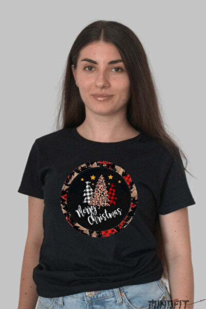 GILDAN Tricou De Craciun Brazi Festivi Merry Christmas Dama