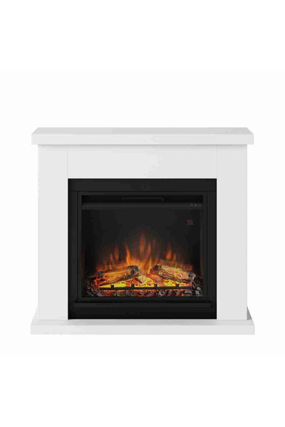 tagu Șemineu electric Frode Pure White 3D