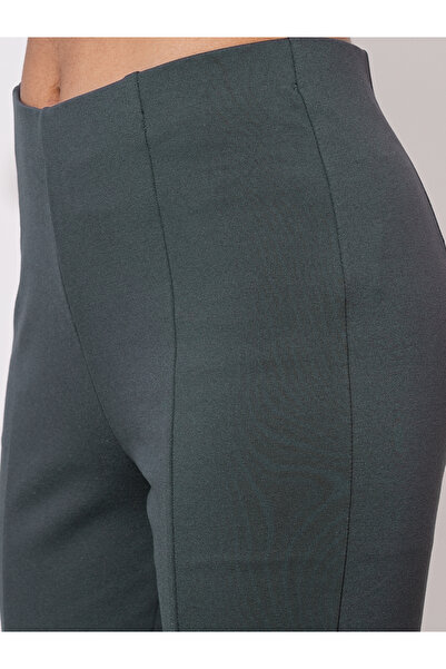 Globus By Styli Grey Stretchable Workwear Bootcut Treggings