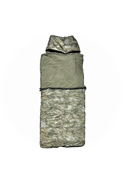 SAVEX Camouflage sleeping bag - fleece lined - water repellent fabric - accord extreme