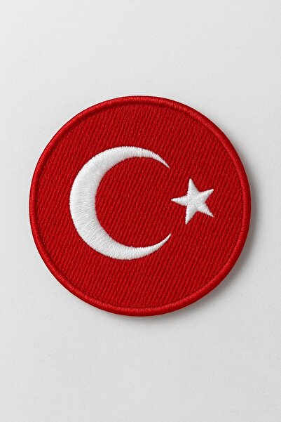 El Capitan Dikilebilir Özel güvenlik Türk Bayrağı nakış dokuma aplike göğüs v...