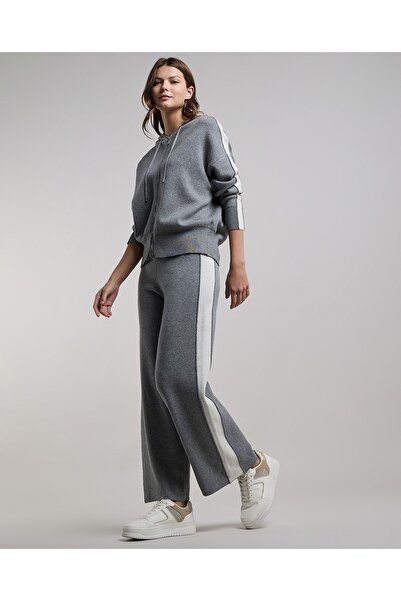 R&B بنطال رياضي مخطط مع خصر برباط