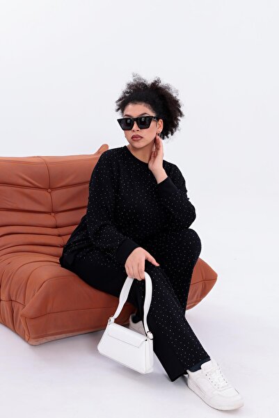 Siyezen Plus Size Sparkling Stone Modal Fabric Comfortable Set