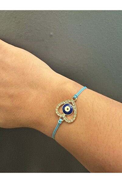Gönülden Tasarım Zircon Stone Heart Rope Bracelet