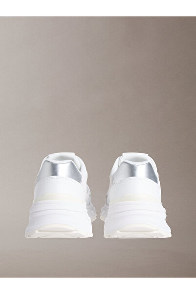 Calvin Klein Leather and Breathable Mesh Trainers