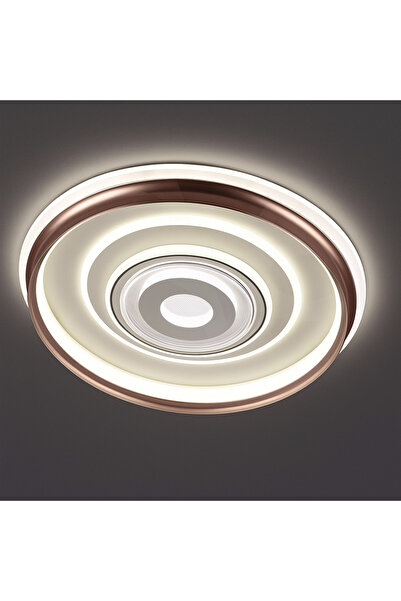 KUZENLER ✨ 3 Renk Kumandalı LED Avize – Tavana Sıfır Modern Yuvarlak Tasarım