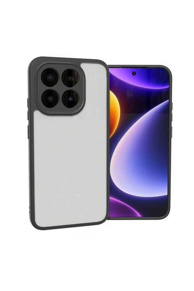 zore 15t Case Camera Protected Transparent Back Surface Emp New Roll Cover - Black