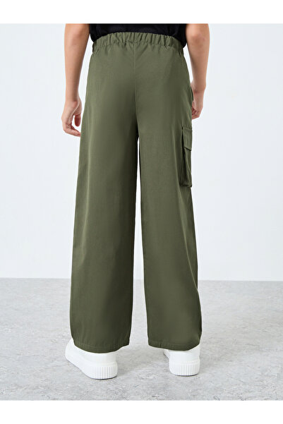 Styli Boys Olive Green Cargo Pants